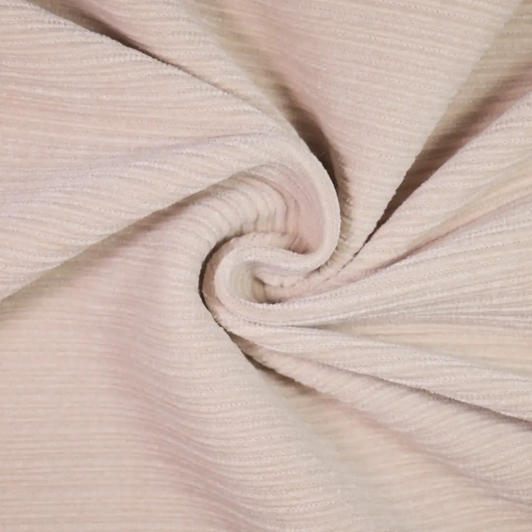 China Fabric for Suit Trouser,Full-Zipper Cardigan ,Knitted Jacket ,Knitted Trousers  knitted Corduroy Knit Fabric Polyester Spandex Shortbread color buy from China wholesaler bulk order at wholesale price free worldwide shipping Alibaba
