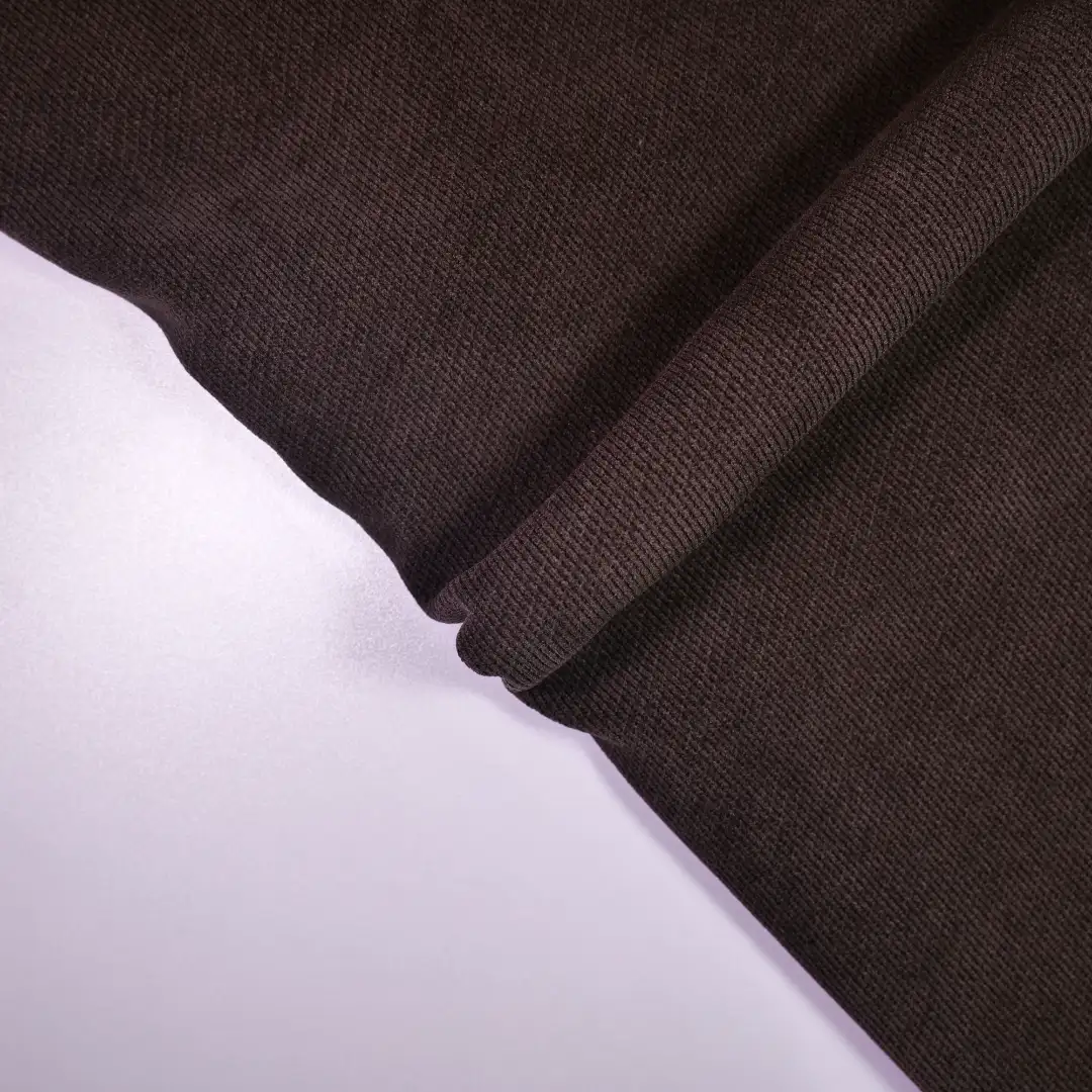 China Fabric for Pants,Knitted Jacket ,Knitted Trousers ,Over Shirt knitted Corduroy Knit Fabric Polyester Spandex Brown color buy from China wholesaler bulk order at wholesale price free worldwide shipping Alibaba