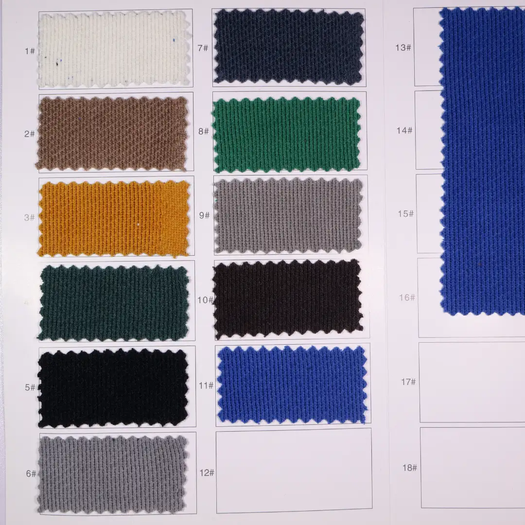 China Fabric for Pants,Knitted Jacket ,Knitted Trousers ,Over Shirt knitted Corduroy Knit Fabric Polyester Spandex Brown color buy from China wholesaler bulk order at wholesale price free worldwide shipping Alibaba