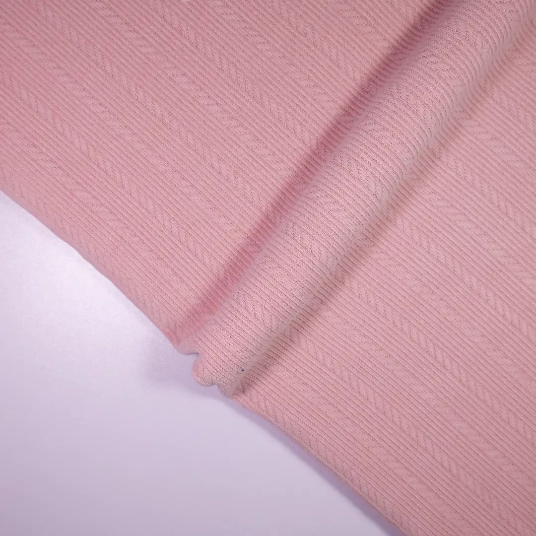 China Fabric for Pants,Blazer,Skirt,Suit knitted Corduroy Knit Fabric Polyester Spandex Pink color buy from China wholesaler bulk order at wholesale price free worldwide shipping Alibaba