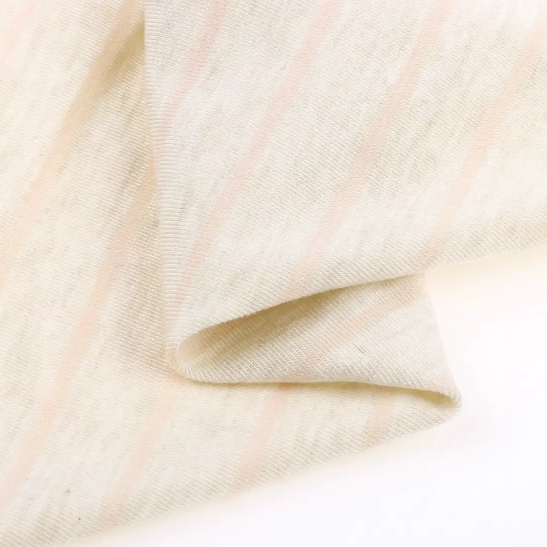 China Fabric for T-Shirt,Polo Shirt,Tank Top,Crop Top Single Jersey Knit Fabric Tencel Wool Spandex Light beige and light pink color buy from China wholesaler bulk order at wholesale price free worldwide shipping Alibaba