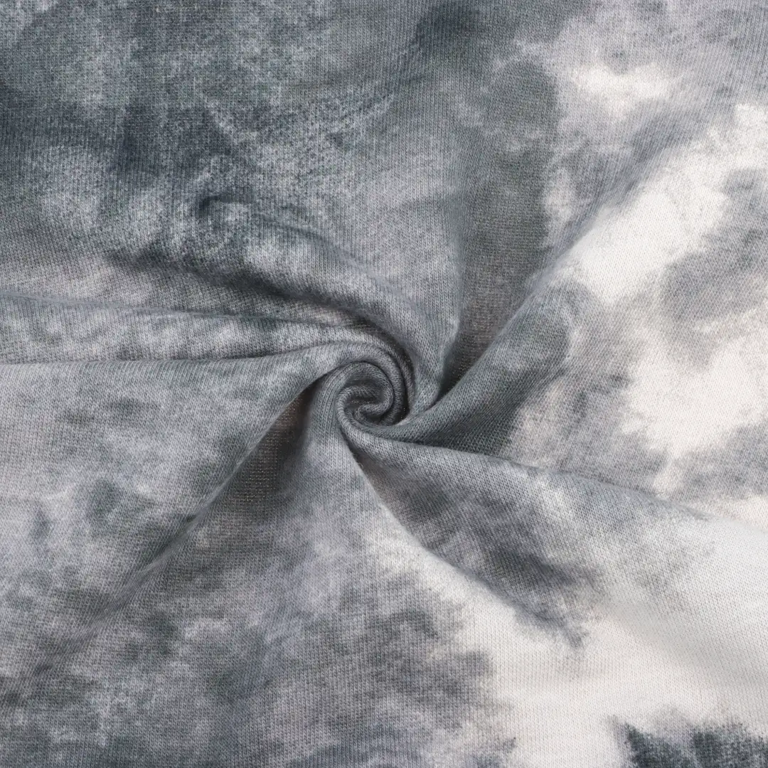 China Fabric for T-Shirt,Tank Top,Crop Top French Terry Knit Fabric Cotton Polyester Spandex Charcoal grey color buy from China wholesaler bulk order at wholesale price free worldwide shipping Alibaba