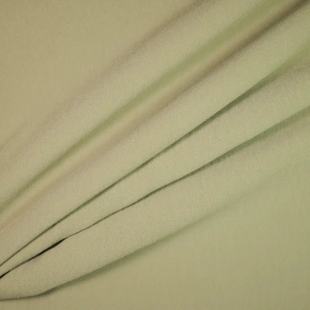 China Fabric for Shirt,T-Shirt,Tank Top,Blouse,Skirt Bengaline Synthetic Woven Fabric Polyester Khaki color buy from China wholesaler bulk order at wholesale price free worldwide shipping Alibaba