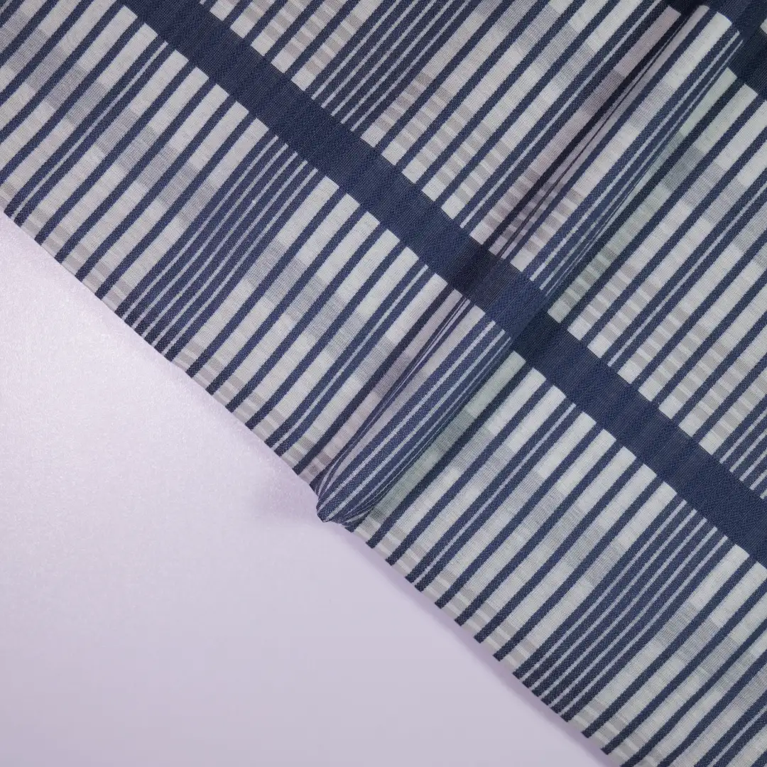 China Fabric for Shirt,Blouse,Crop Top,Skirt Yarn Dyed Check Woven Blended Fabric Cotton Silk Navy color buy from China wholesaler bulk order at wholesale price free worldwide shipping Alibaba