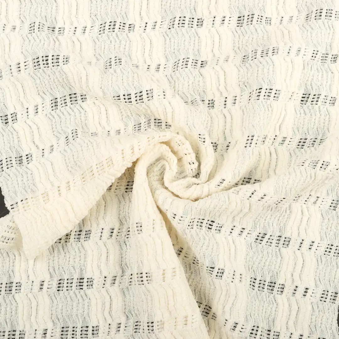 China Fabric for Skirt,Shirt Long Sleeve Button (Sweater),Dresses (Pullover) (Sweater) Jacquard Knit Fabric Polyester Spandex yellow color buy from China wholesaler bulk order at wholesale price free worldwide shipping Alibaba