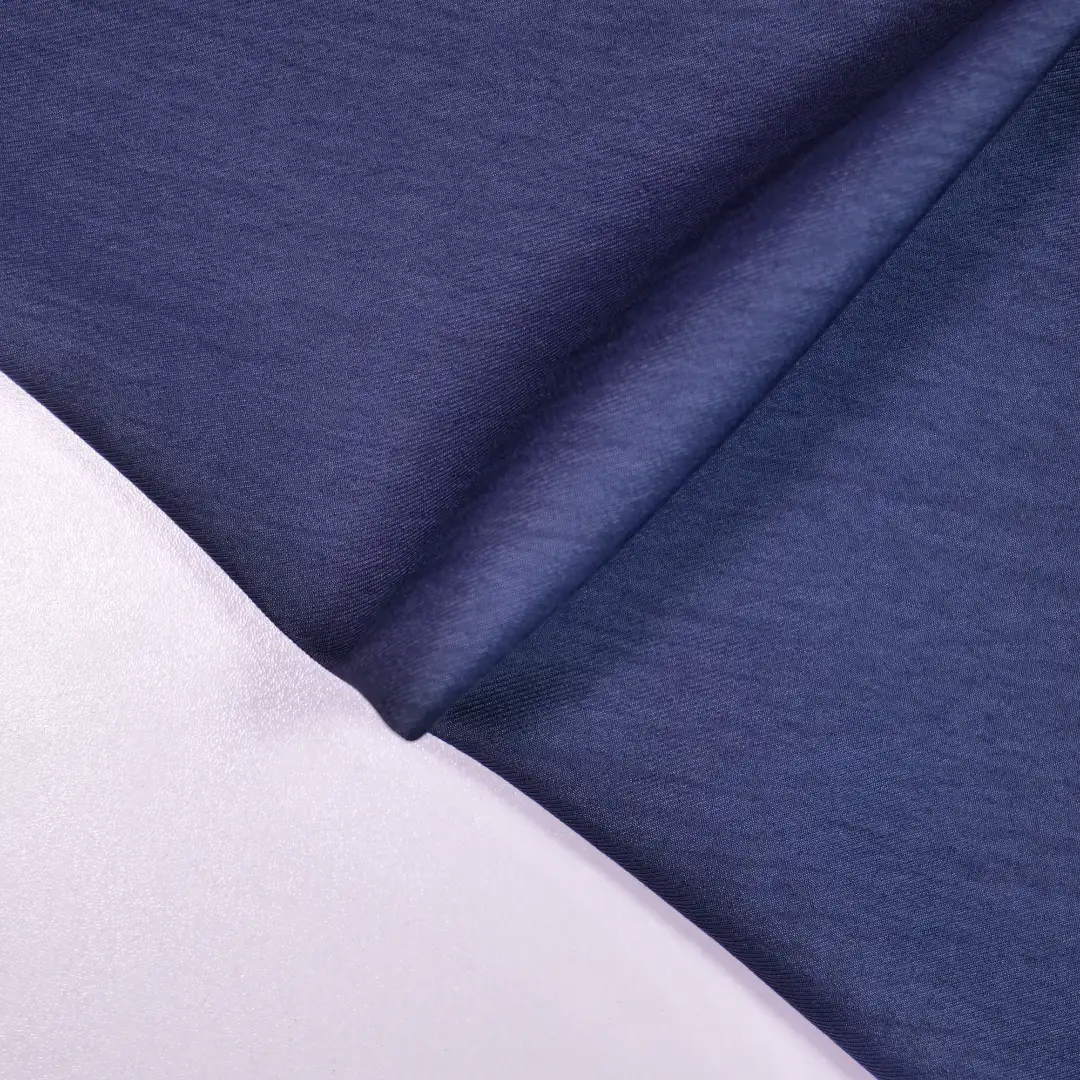 China Fabric for Shirt,Pants,Blouse,Crop Top,Skirt,Over Shirt Knit Denim Look Woven Blended Fabric Rayon Nylon Denim Blue color buy from China wholesaler bulk order at wholesale price free worldwide shipping Alibaba