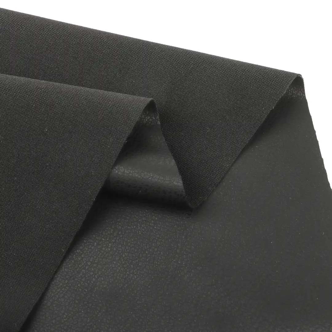China Fabric for Shirt,Pants,Skirt,Padded Jacket,Overcoat Bonded fabric Bonded fabric Polyurethane (PU) black color buy from China wholesaler bulk order at wholesale price free worldwide shipping Alibaba