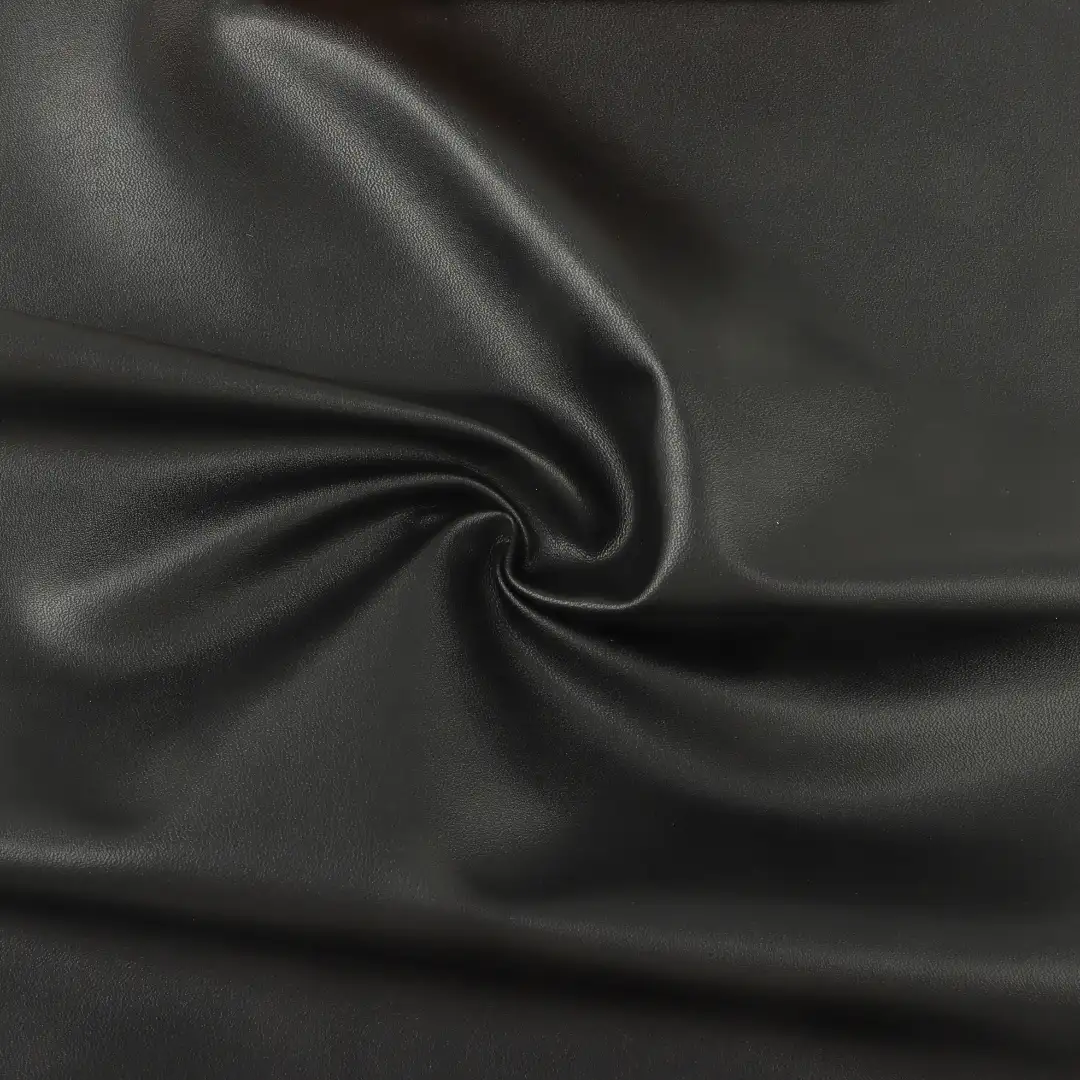 China Fabric for Jackets,Skirt,Trench Coat,Overcoat Bonded fabric Bonded fabric Polyurethane (PU) Black color buy from China wholesaler bulk order at wholesale price free worldwide shipping Alibaba