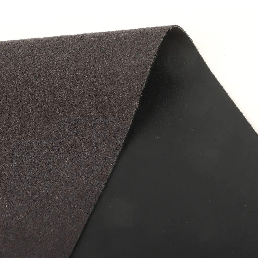 China Fabric for Jackets,Skirt,Trench Coat,Overcoat Bonded fabric Bonded fabric Polyurethane (PU) Black color buy from China wholesaler bulk order at wholesale price free worldwide shipping Alibaba