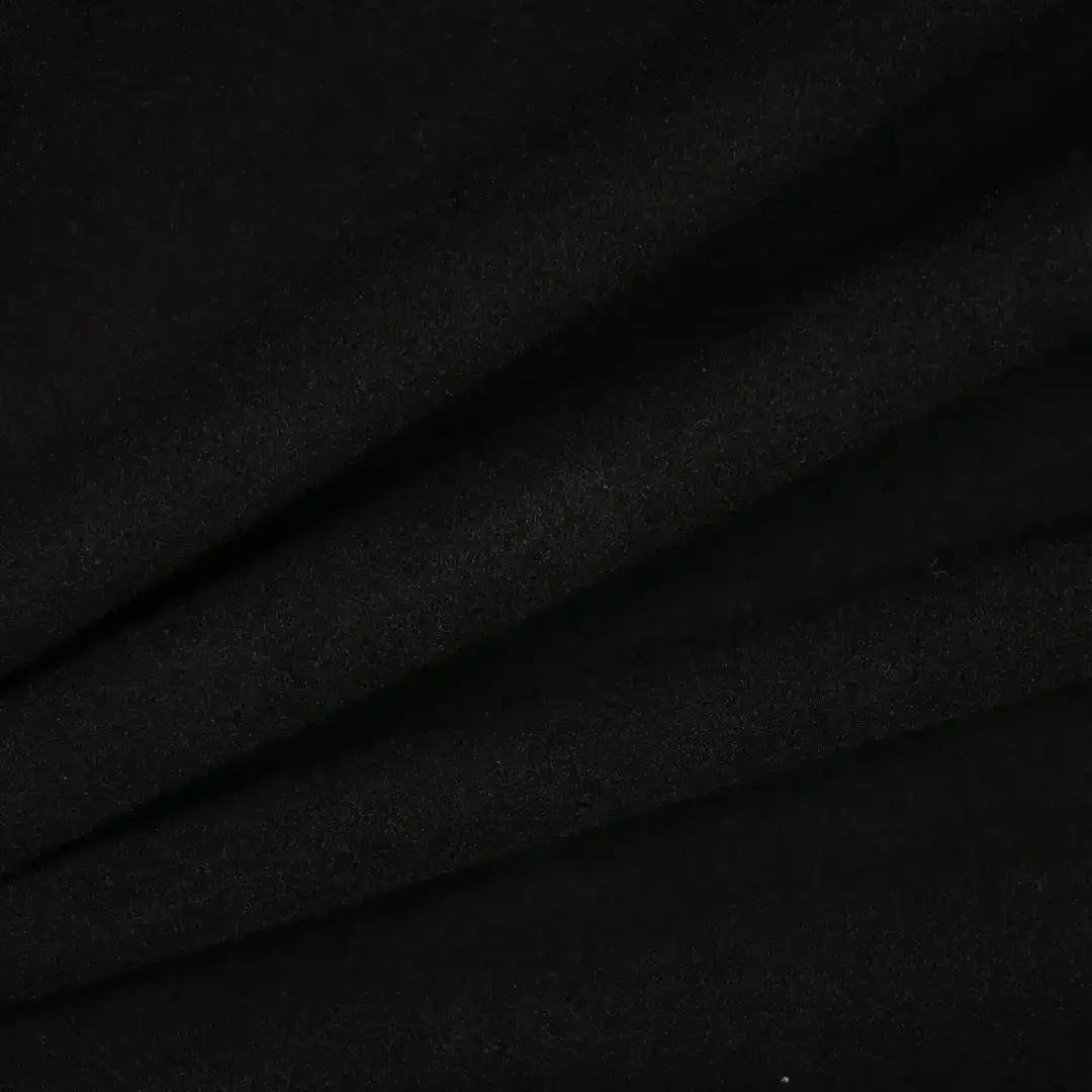 China Fabric for Hoodie,Full-Zipper Cardigan ,Tracksuits Four-way Stretch (Bi-Stretch) Knit Fabric Polyester Spandex Black color buy from China wholesaler bulk order at wholesale price free worldwide shipping Alibaba