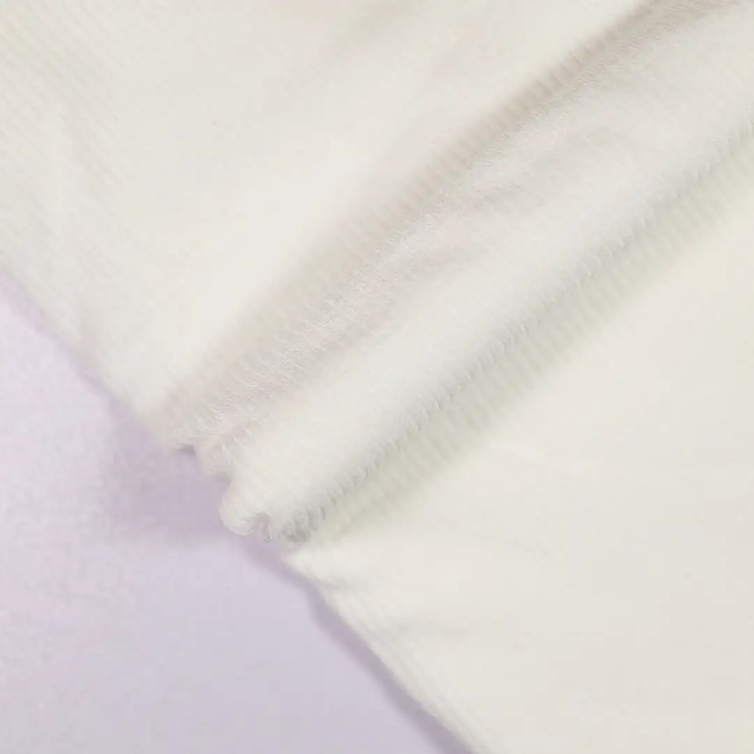 China Fabric for Blouse,Skirt,Backless Beach Dress Rib Knit Fabric Rayon Spandex white color buy from China wholesaler bulk order at wholesale price free worldwide shipping Alibaba