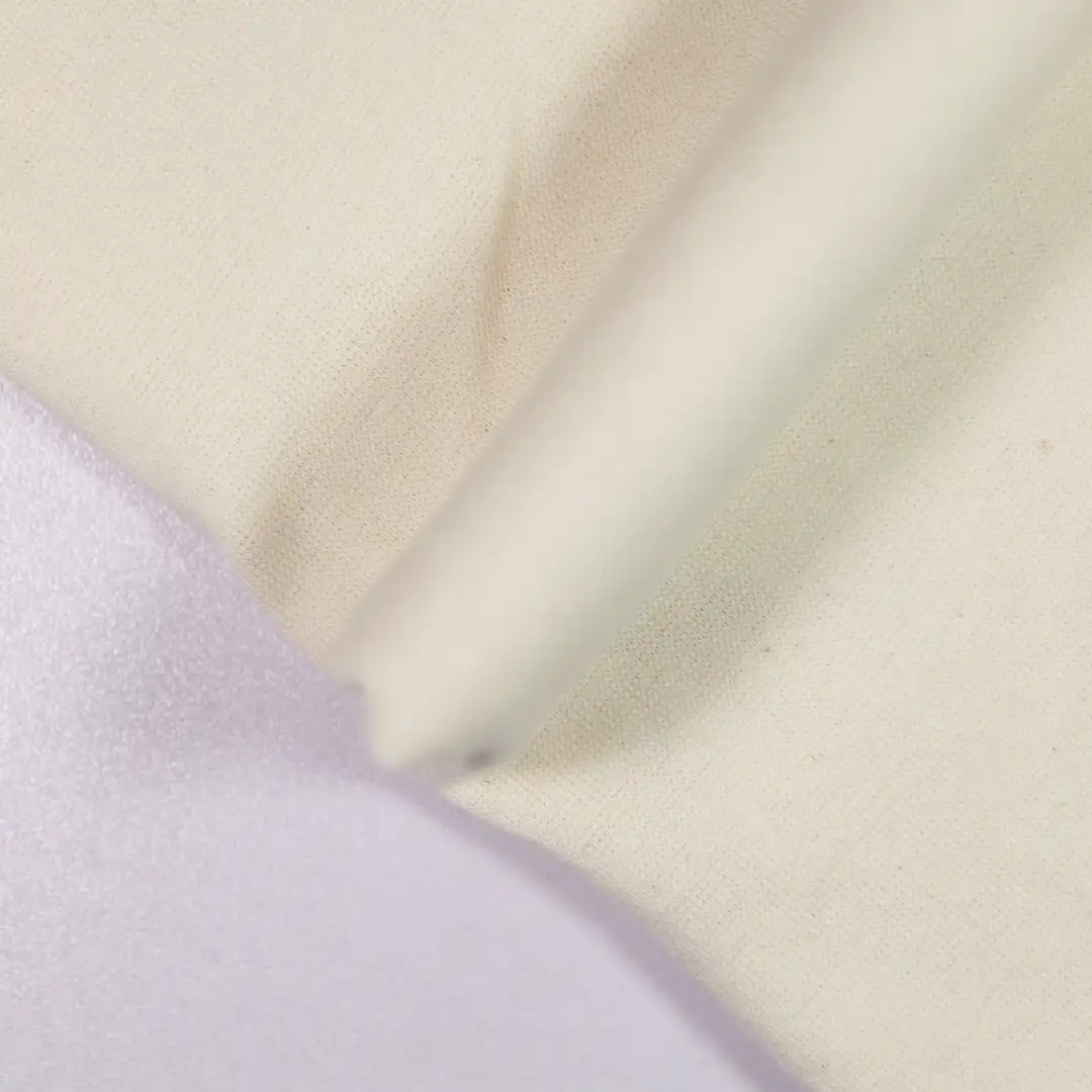 China Fabric for T-Shirt,Skirt,Tank Wrap Midi Dress Rib Knit Fabric Polyester Spandex rice color buy from China wholesaler bulk order at wholesale price free worldwide shipping Alibaba