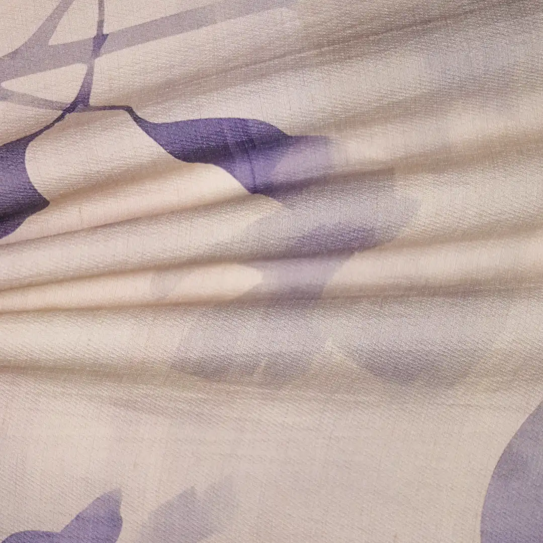China Fabric for Shirt,Blouse,Crop Top,Skirt Nylon/Rayon Bengaline Woven Blended Fabric Rayon Nylon Linen Purple color buy from China wholesaler bulk order at wholesale price free worldwide shipping Alibaba