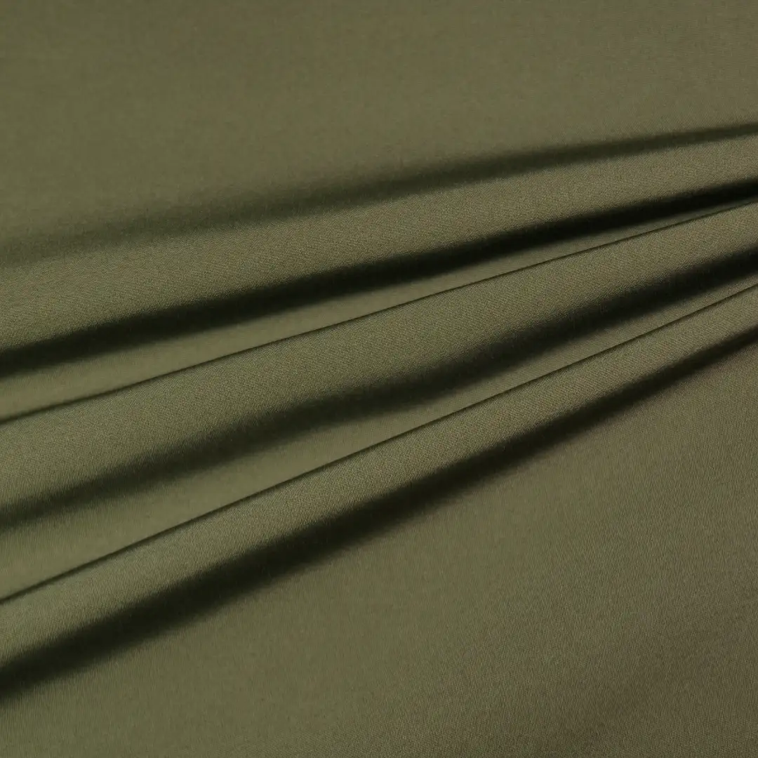 China Fabric for Pants,Trench Coat,Tank Midi Dress Polyester Imitation Memory Fabric Synthetic Woven Fabric Polyester army green color buy from China wholesaler bulk order at wholesale price free worldwide shipping Alibaba