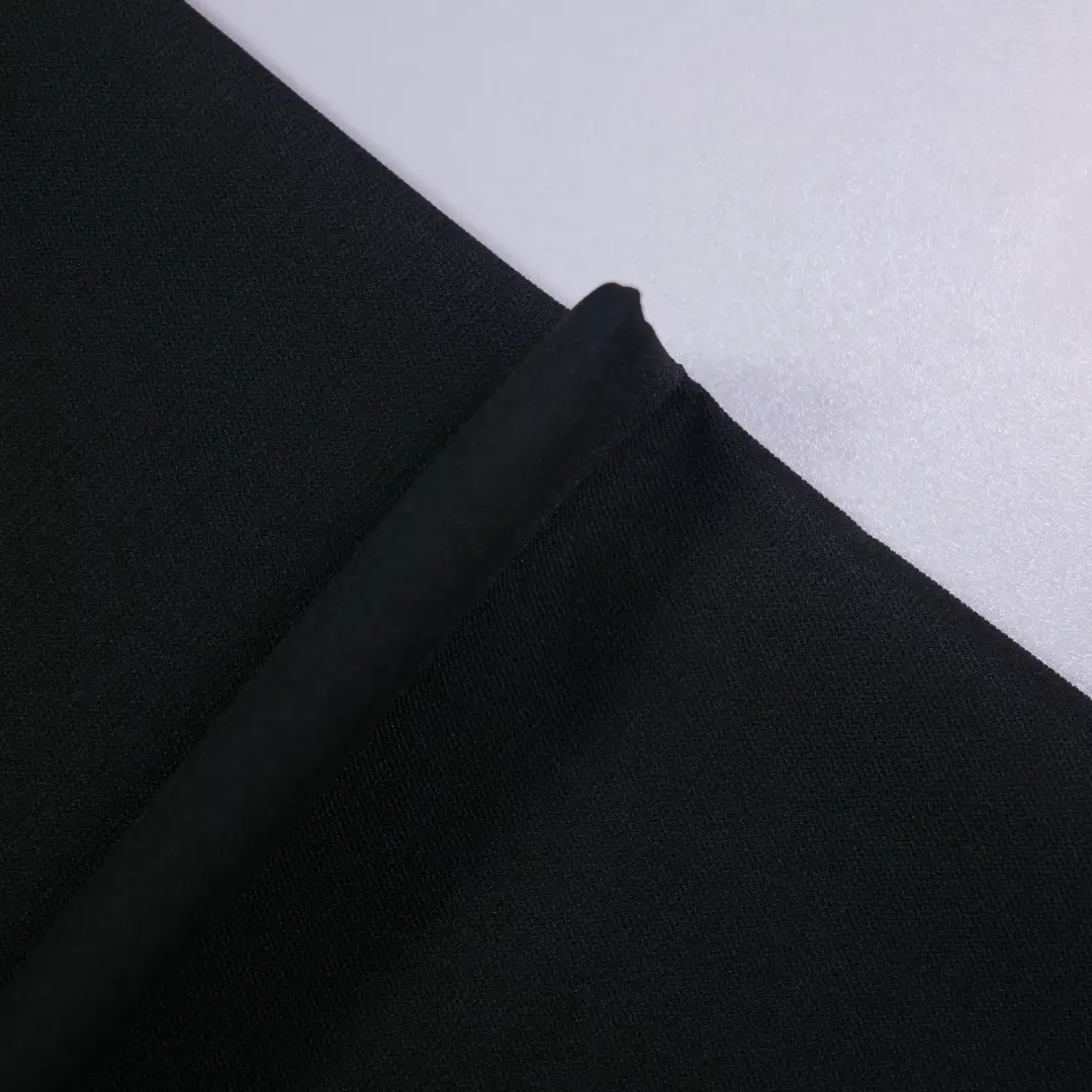 China Fabric for Jackets,Trench Coat Jacquard Synthetic Woven Fabric Polyester black color buy from China wholesaler bulk order at wholesale price free worldwide shipping Alibaba