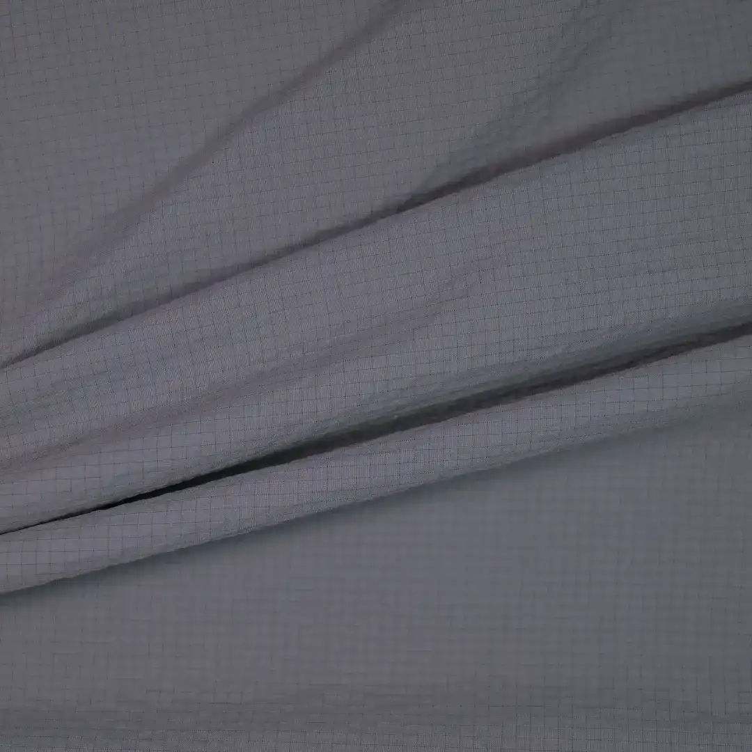 China Fabric for Blouse,Skirt,Down Jacket,Kids Stand Collar Down Jacket Nylon Taffeta Synthetic Woven Fabric Nylon grey color buy from China wholesaler bulk order at wholesale price free worldwide shipping Alibaba