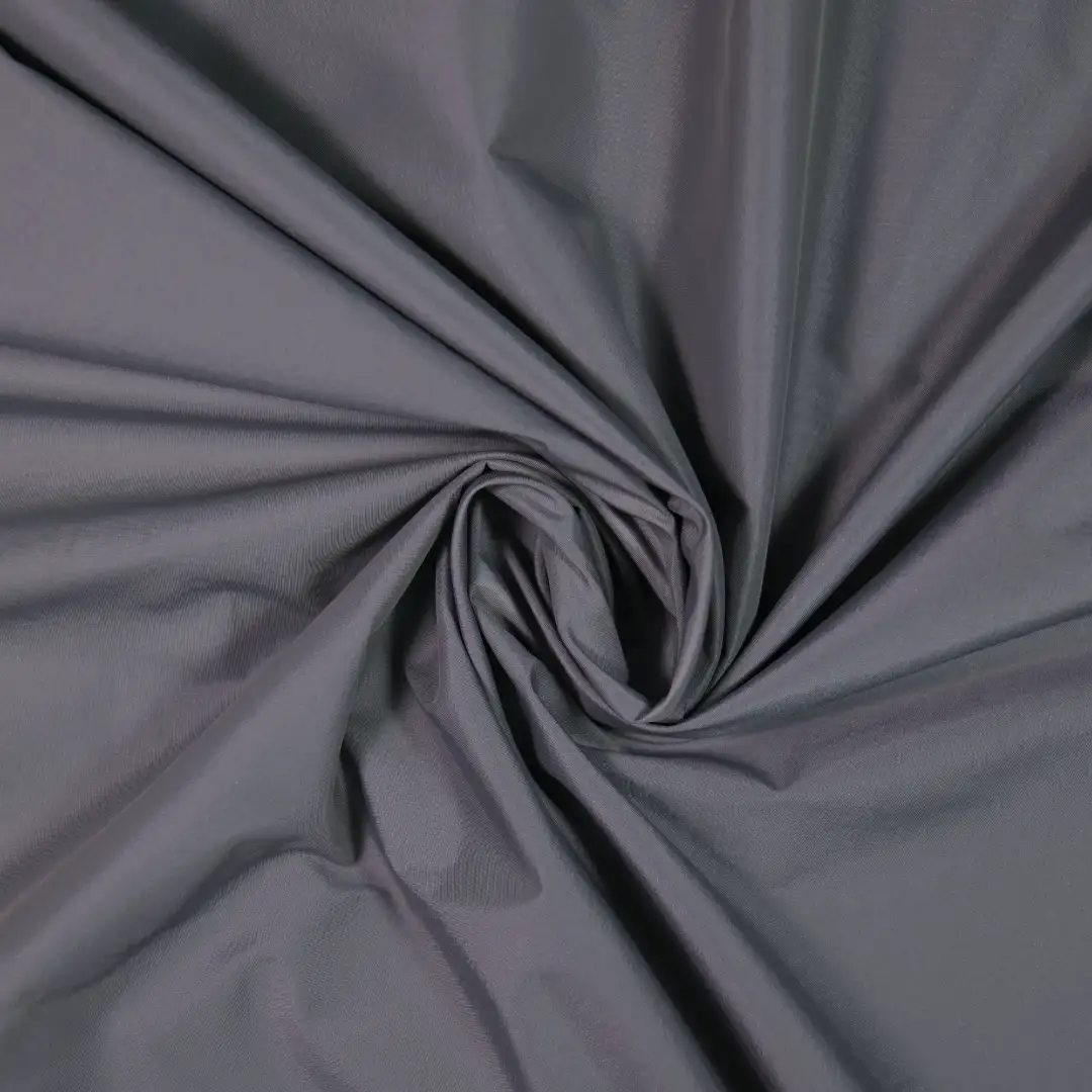 China Fabric for Down Jacket,Ladies Waist Mid Hooded Down Jacker,Kids Stand Collar Down Jacket Nylon Taffeta Synthetic Woven Fabric Nylon dark grey color buy from China wholesaler bulk order at wholesale price free worldwide shipping Alibaba