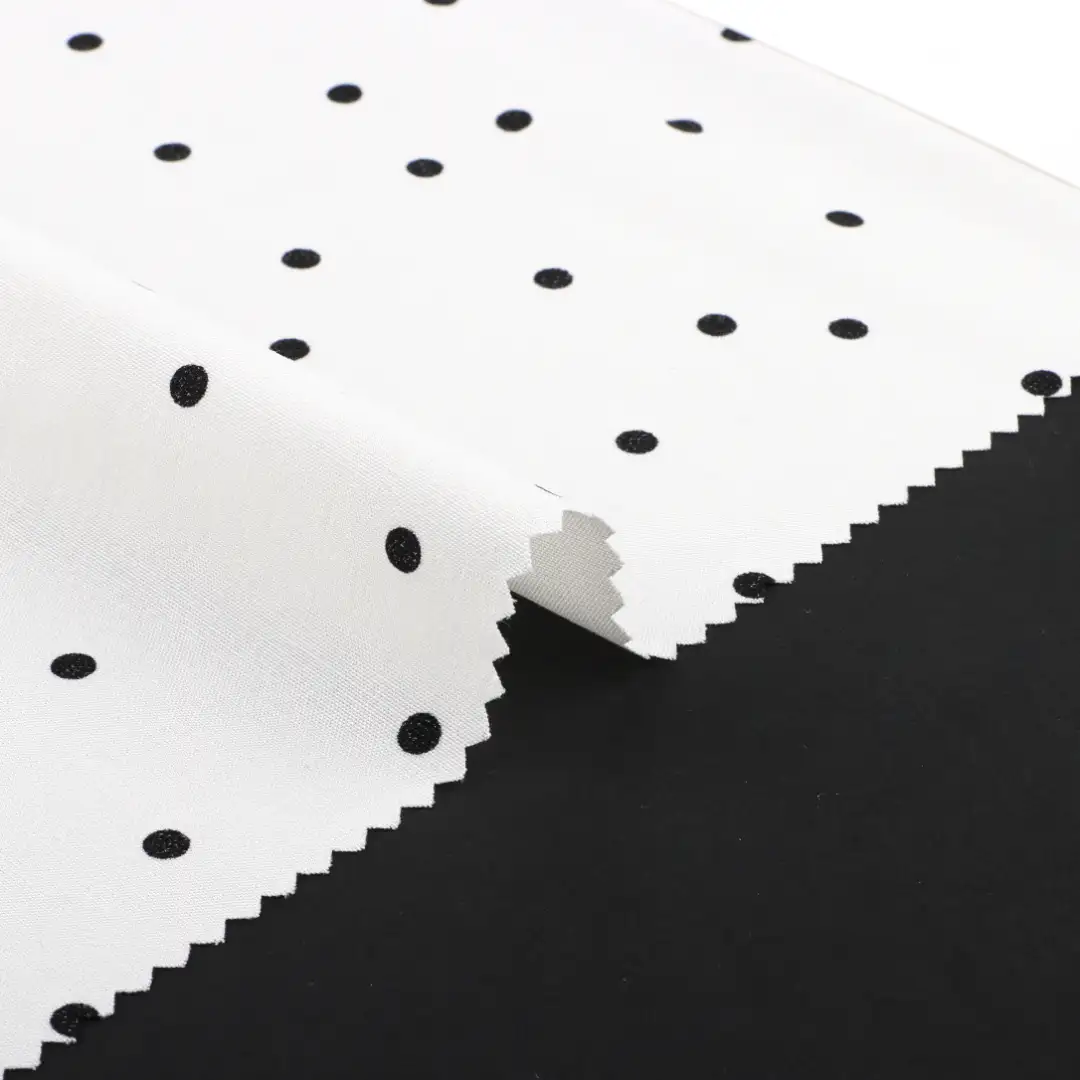 China Fabric for Blouse,Skirt Polyester/Rayon Plain Woven Blended Fabric Rayon Polyester Wave point color buy from China wholesaler bulk order at wholesale price free worldwide shipping Alibaba