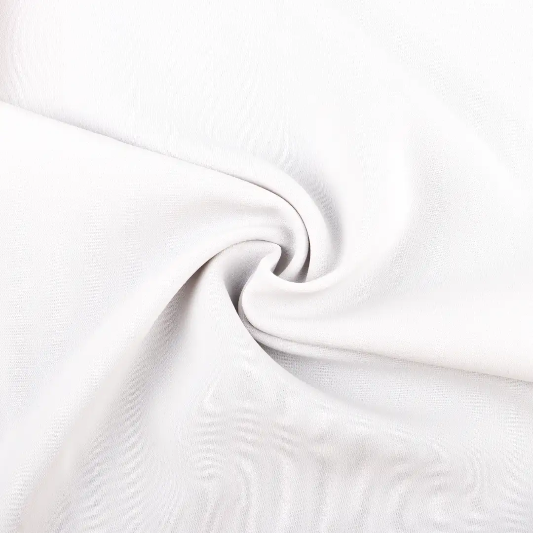 China Fabric for Blouse,Skirt,Women's Pants ,Skirt  High Stretch Yarn Fabric Synthetic Woven Fabric Polyester white color buy from China wholesaler bulk order at wholesale price free worldwide shipping Alibaba