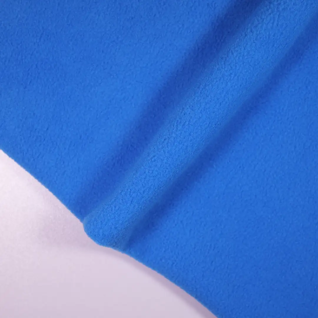 China Fabric for Knitted Jacket ,Loungewear,Tracksuits Polar Fleece Knit Fabric Polyester Blue color buy from China wholesaler bulk order at wholesale price free worldwide shipping Alibaba