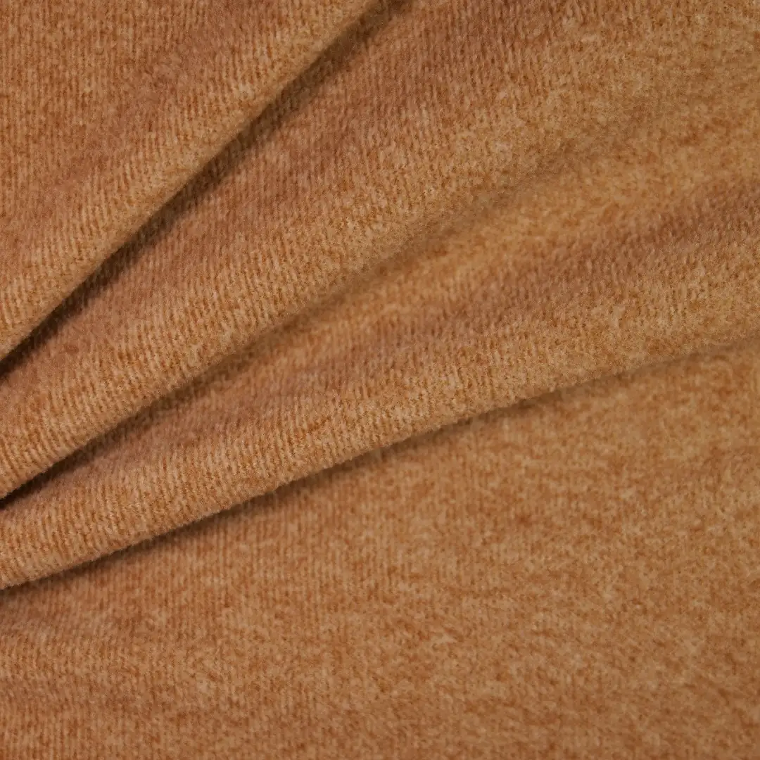 China Fabric for Hoodie,Hoodie  ,Casual Baseball Jacket Polar Fleece Knit Fabric Polyester Brown color buy from China wholesaler bulk order at wholesale price free worldwide shipping Alibaba