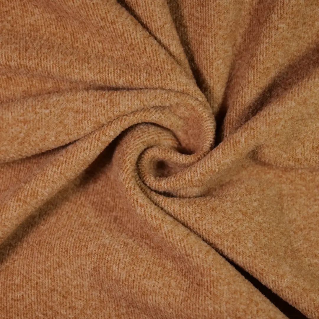 China Fabric for Hoodie,Hoodie  ,Casual Baseball Jacket Polar Fleece Knit Fabric Polyester Brown color buy from China wholesaler bulk order at wholesale price free worldwide shipping Alibaba