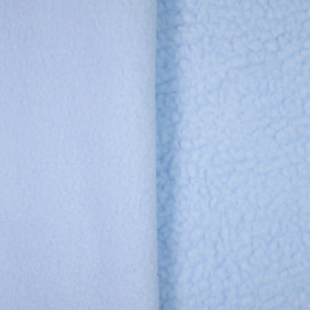 China Fabric for Full-Zipper Cardigan ,Knitted Jacket ,Hoodie   Polar Fleece Knit Fabric Polyester BabyBlue color buy from China wholesaler bulk order at wholesale price free worldwide shipping Alibaba