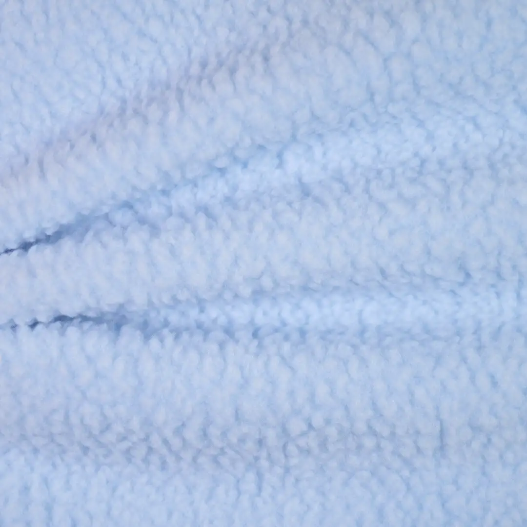 China Fabric for Full-Zipper Cardigan ,Knitted Jacket ,Hoodie   Polar Fleece Knit Fabric Polyester BabyBlue color buy from China wholesaler bulk order at wholesale price free worldwide shipping Alibaba