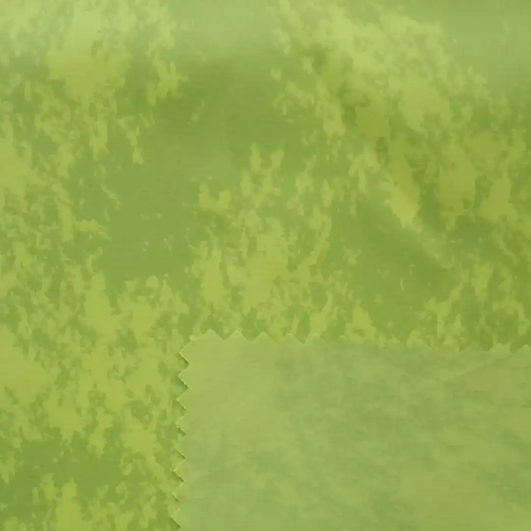 China Fabric for Jackets,Overcoat Polyester Taffeta Synthetic Woven Fabric Polyester Green printing color buy from China wholesaler bulk order at wholesale price free worldwide shipping Alibaba