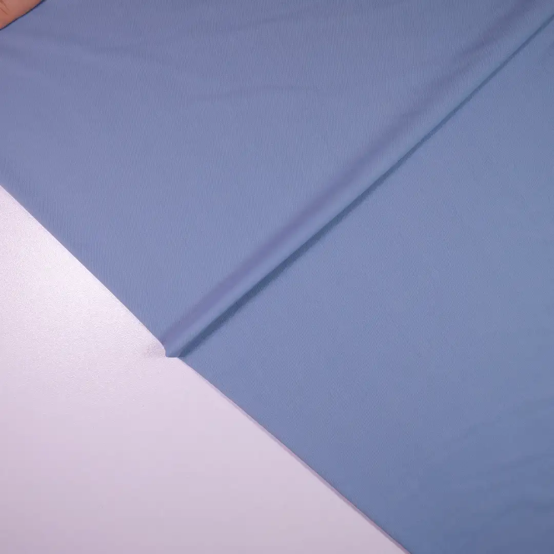 China Fabric for T-Shirt,Yoga Clothes,Yoga Pants Four-way Stretch (Bi-Stretch) Knit Fabric Polyester Spandex Blue color buy from China wholesaler bulk order at wholesale price free worldwide shipping Alibaba