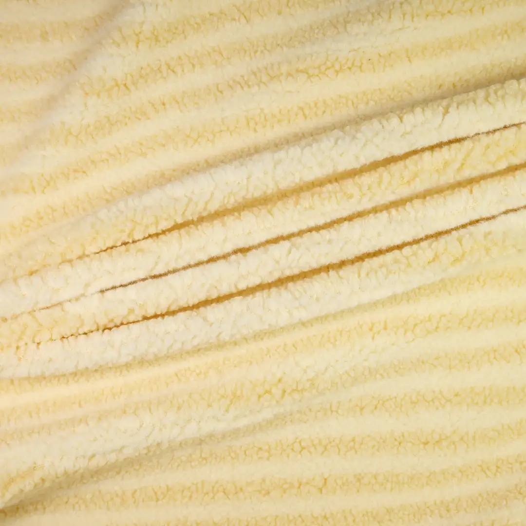 China Fabric for Jackets,Sweatshirt,Tracksuits Polar Fleece Knit Fabric Polyester Yellow color buy from China wholesaler bulk order at wholesale price free worldwide shipping Alibaba