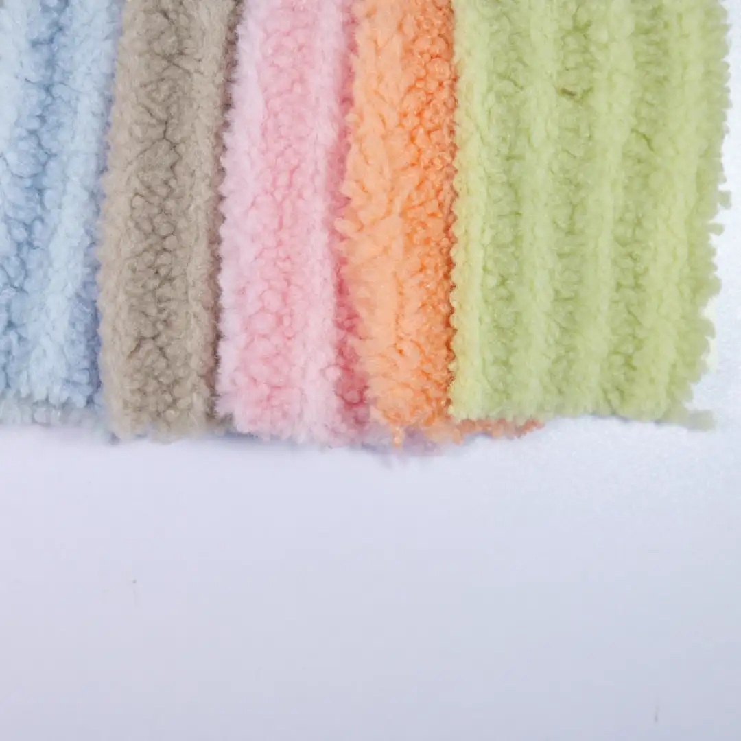 China Fabric for Jackets,Sweatshirt,Tracksuits Polar Fleece Knit Fabric Polyester Yellow color buy from China wholesaler bulk order at wholesale price free worldwide shipping Alibaba