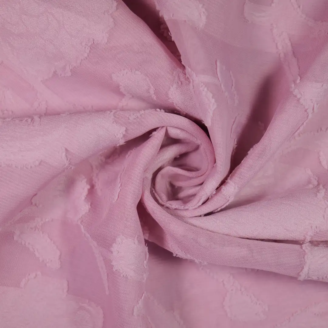 China Fabric for Shirt,Blouse,Crop Top Chiffon Synthetic Woven Fabric Polyester Pink color buy from China wholesaler bulk order at wholesale price free worldwide shipping Alibaba