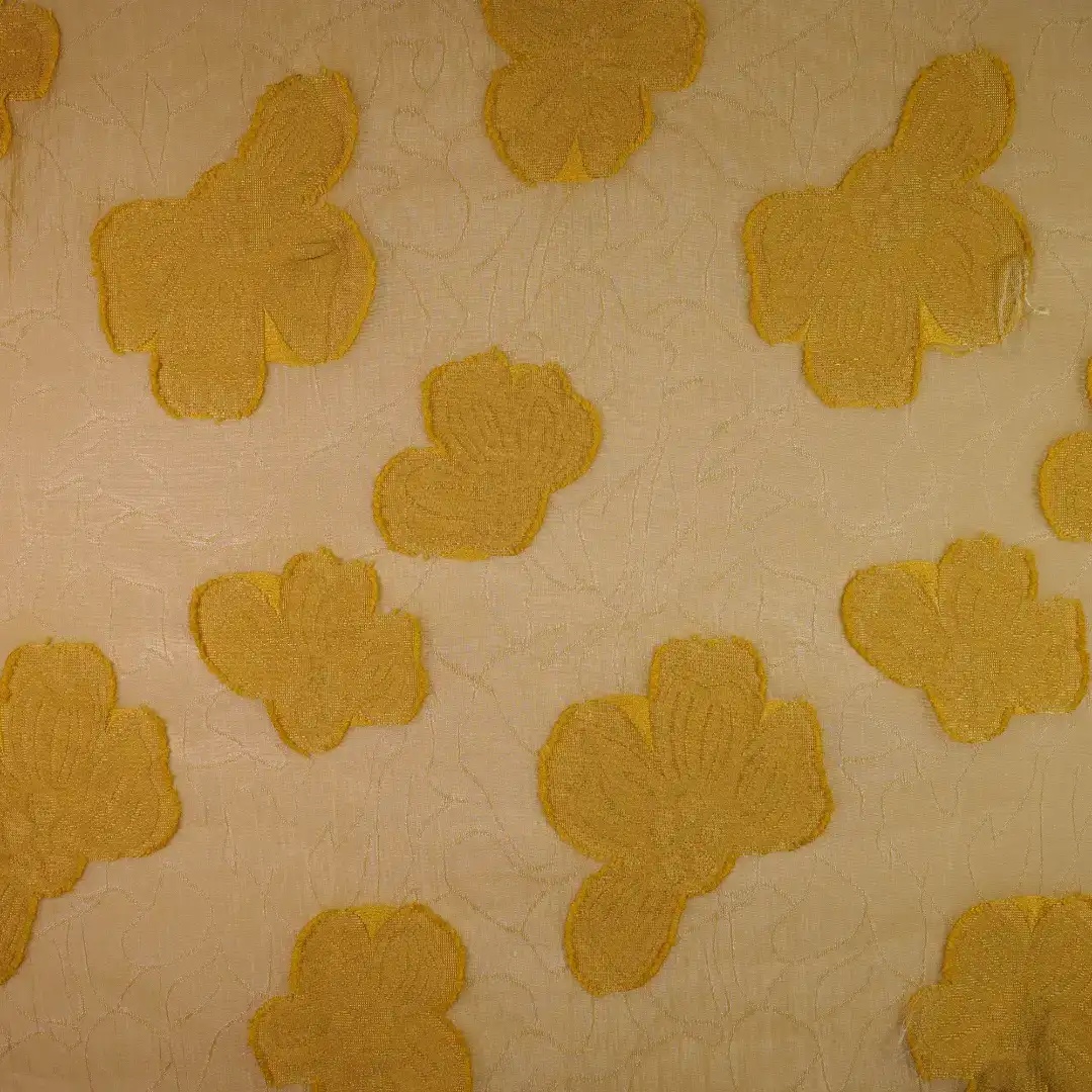 China Fabric for Shirt,Tank Top,Crop Top,Skirt Jacquard Woven Blended Fabric Polyamide yellow color buy from China wholesaler bulk order at wholesale price free worldwide shipping Alibaba