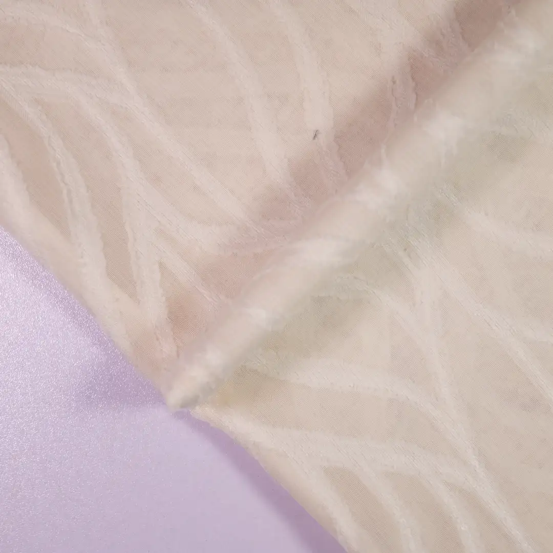 China Fabric for Shirt,Tank Top,Crop Top,Skirt Polyester Jacquard Synthetic Woven Fabric Polyester Beige color buy from China wholesaler bulk order at wholesale price free worldwide shipping Alibaba