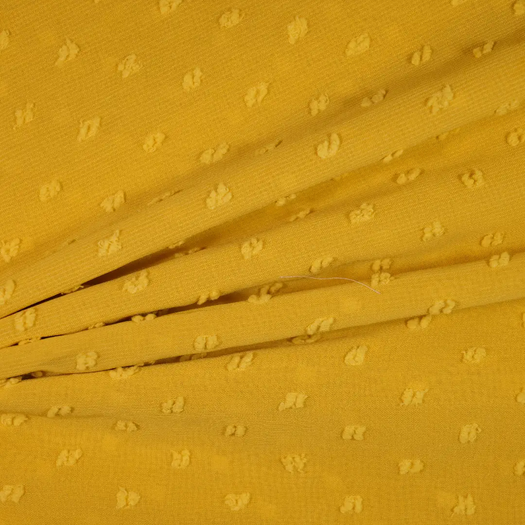 China Fabric for Shirt,Pants,T-Shirt,Tank Top,Crop Top Polyester Jacquard Synthetic Woven Fabric Polyester yellow color buy from China wholesaler bulk order at wholesale price free worldwide shipping Alibaba