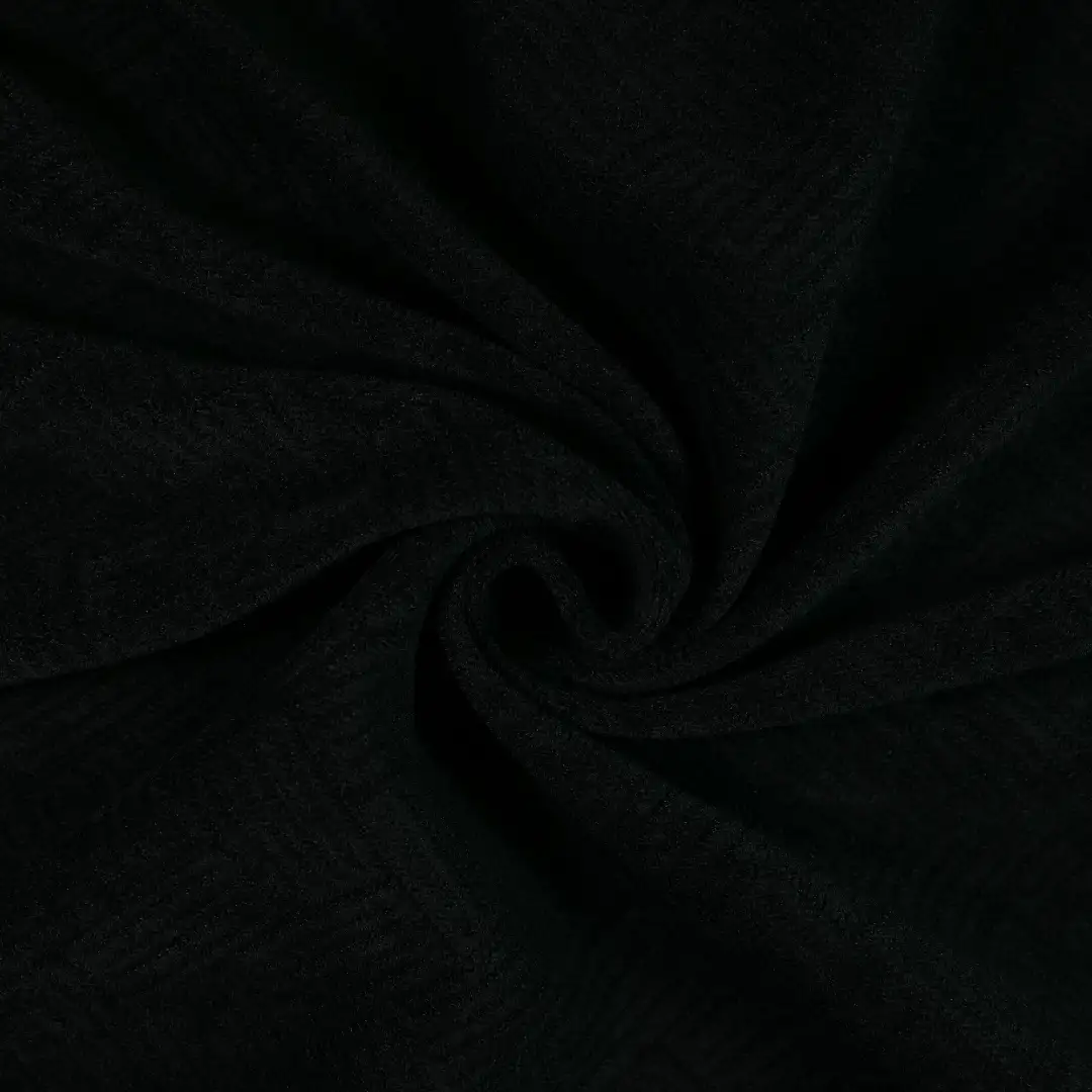 China Fabric for Jackets,Hoodie,Hoodie  ,Knitted Trousers  Jacquard Knit Fabric Polyester Spandex Black color buy from China wholesaler bulk order at wholesale price free worldwide shipping Alibaba