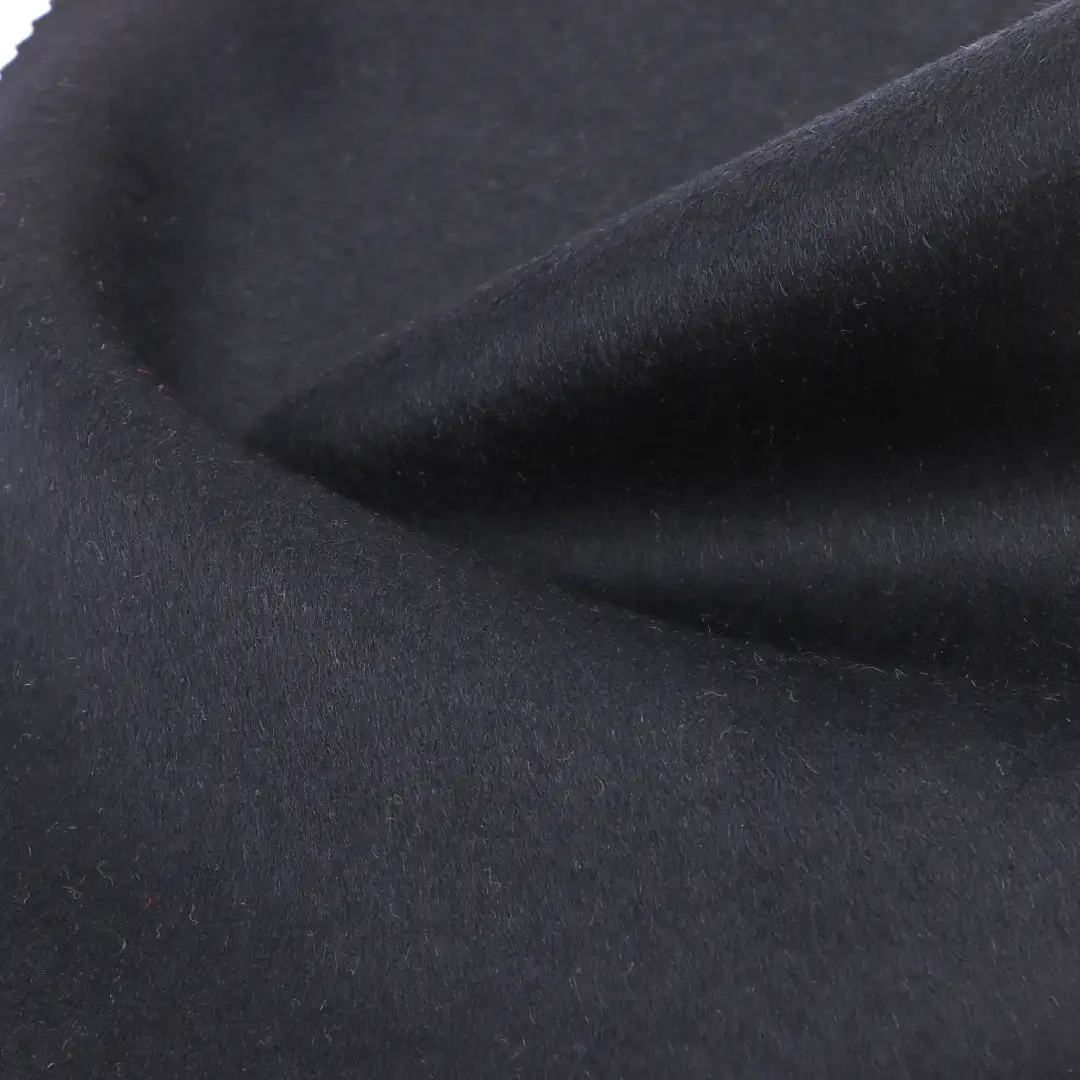 China Fabric for Pants,Suit Trouser,Overcoat,Suit,Skirt ,Waist coat Melton Woolen Wool Navy color buy from China wholesaler bulk order at wholesale price free worldwide shipping Alibaba