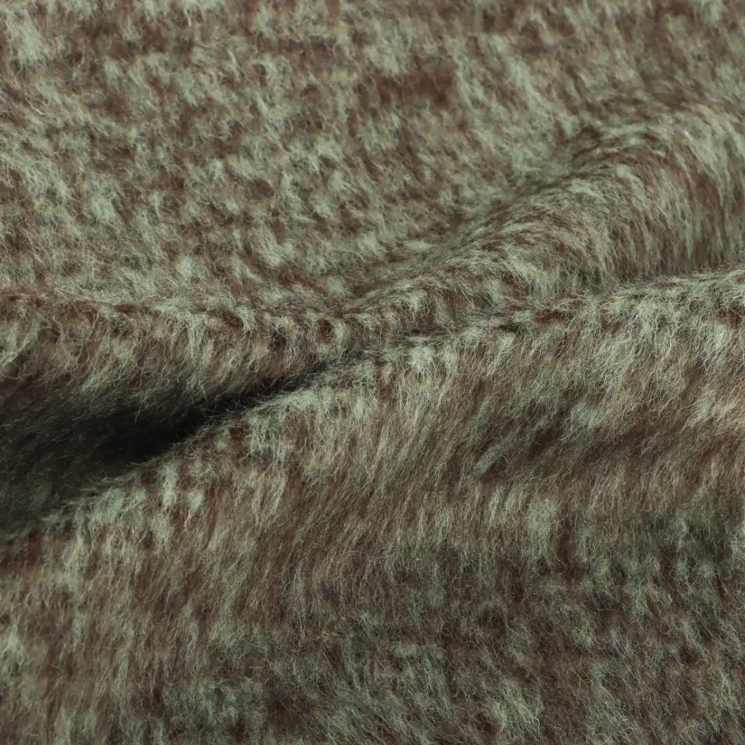 China Fabric for Blazer,Overcoat,Skirt  Woolen Overcoat Woolen Wool Other green-brown color buy from China wholesaler bulk order at wholesale price free worldwide shipping Alibaba