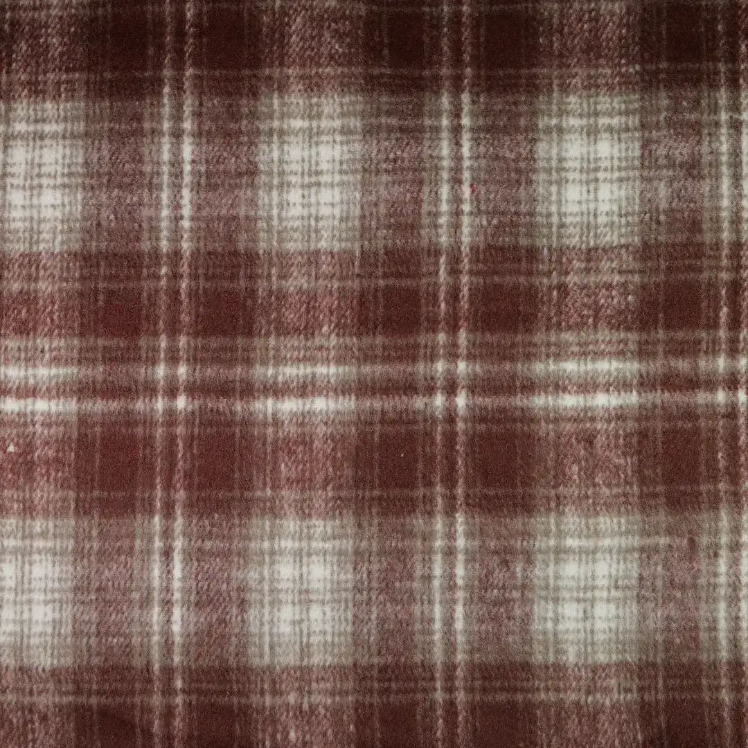 China Fabric for Blazer,Suit,Skirt  Yarn Dyed Check Woven Blended Fabric Polyester Wool coffee color buy from China wholesaler bulk order at wholesale price free worldwide shipping Alibaba