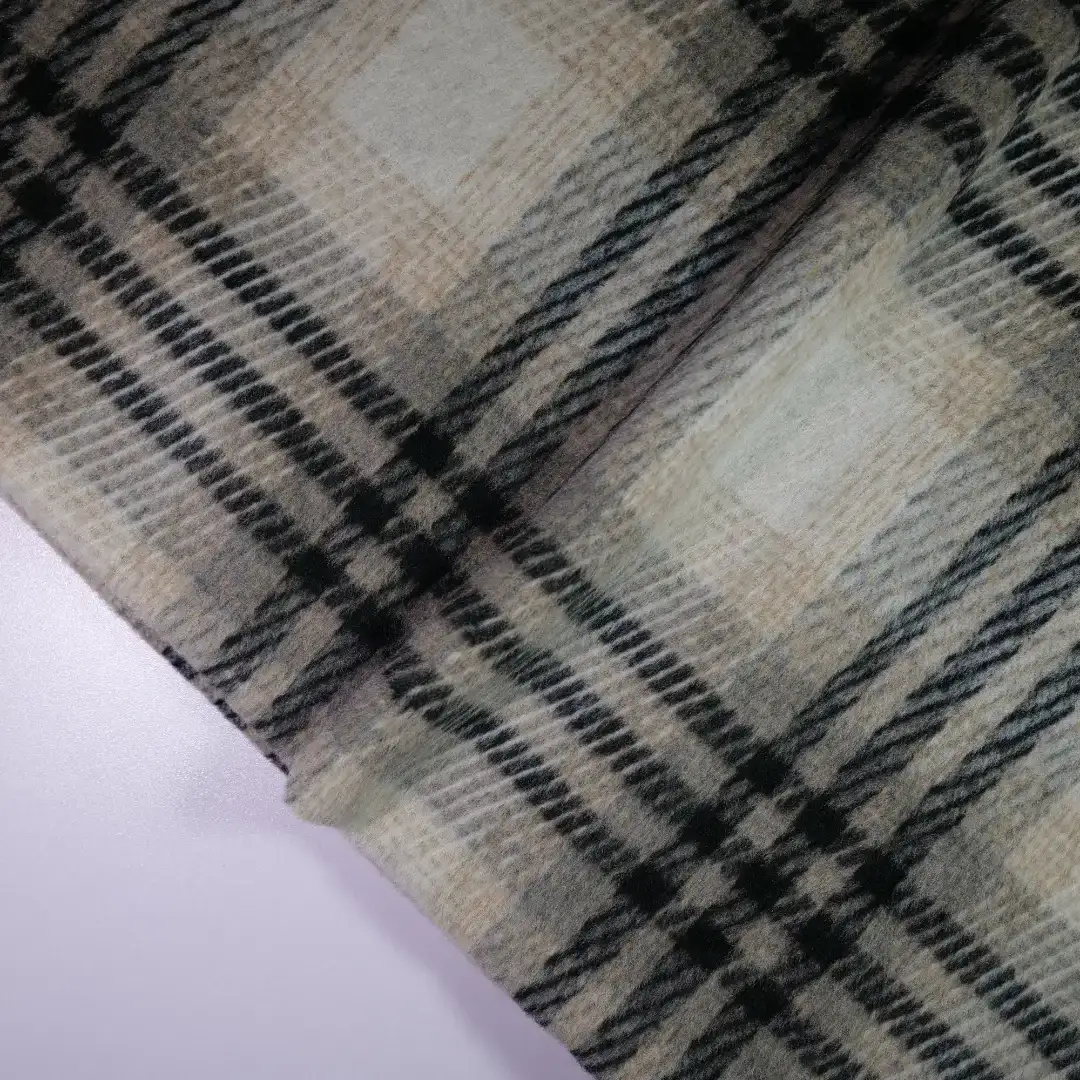 China Fabric for Suit Trouser,Jackets,Blazer Yarn Dyed Check Woven Blended Fabric Polyester Wool lightgrey color buy from China wholesaler bulk order at wholesale price free worldwide shipping Alibaba