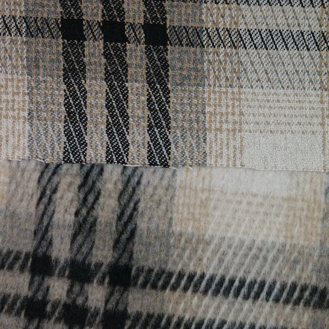 China Fabric for Suit Trouser,Jackets,Blazer Yarn Dyed Check Woven Blended Fabric Polyester Wool lightgrey color buy from China wholesaler bulk order at wholesale price free worldwide shipping Alibaba
