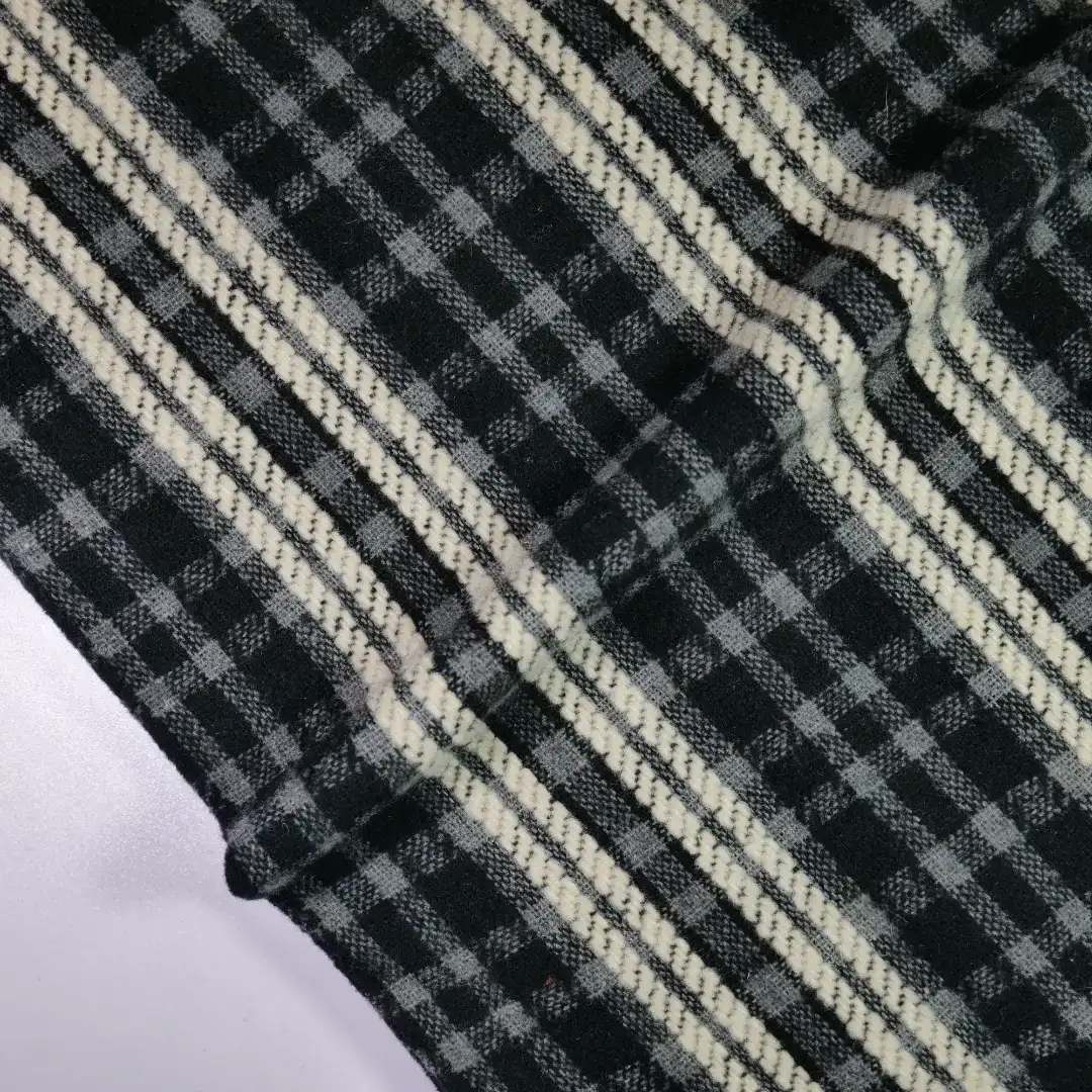 China Fabric for Blazer,Overcoat,Suit,Uniform Yarn Dyed Check Woven Blended Fabric Polyester Wool Acetate Black color buy from China wholesaler bulk order at wholesale price free worldwide shipping Alibaba