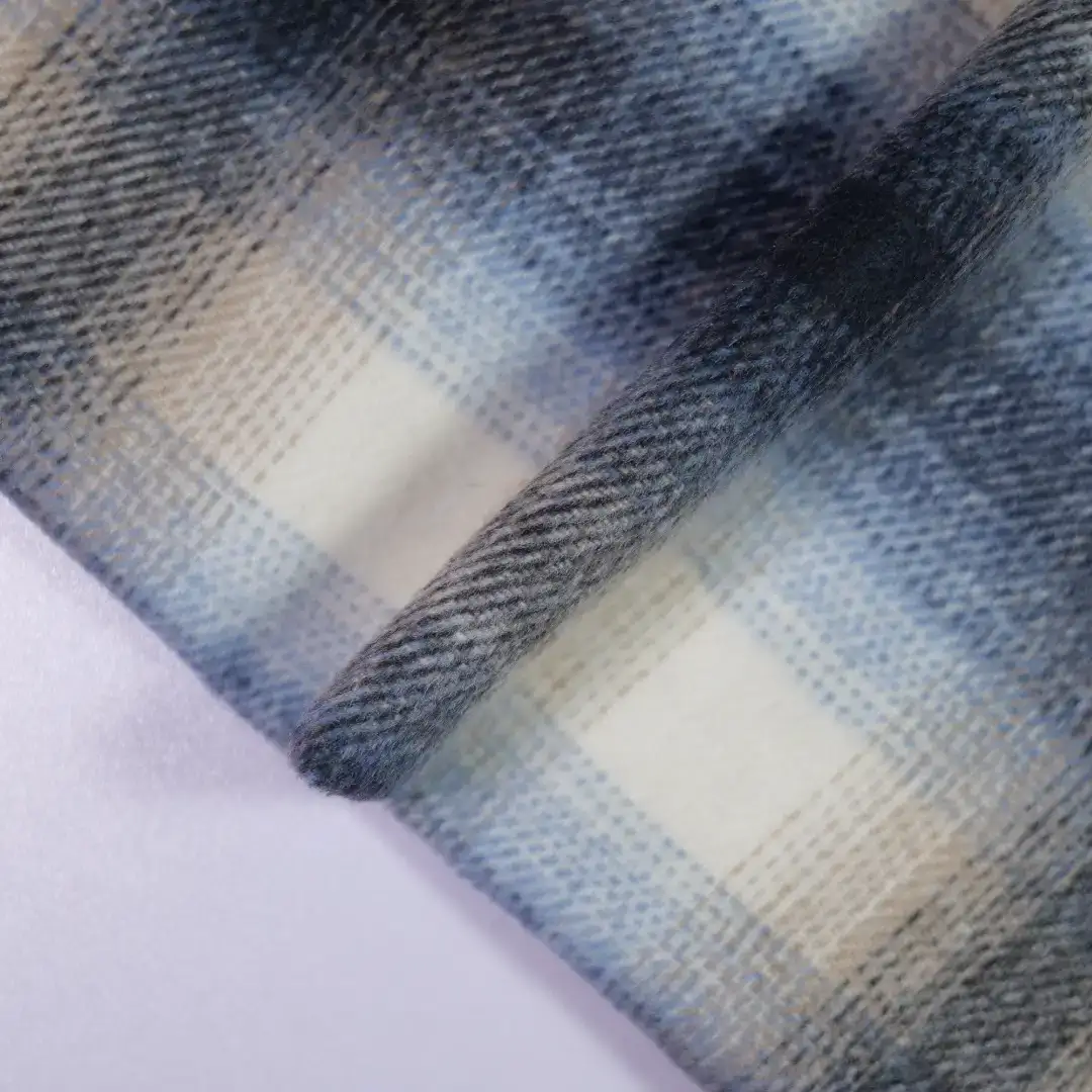 China Fabric for Overcoat,Uniform,Double-Breasted Coat Yarn Dyed Check Woven Blended Fabric Polyester dark blue color buy from China wholesaler bulk order at wholesale price free worldwide shipping Alibaba