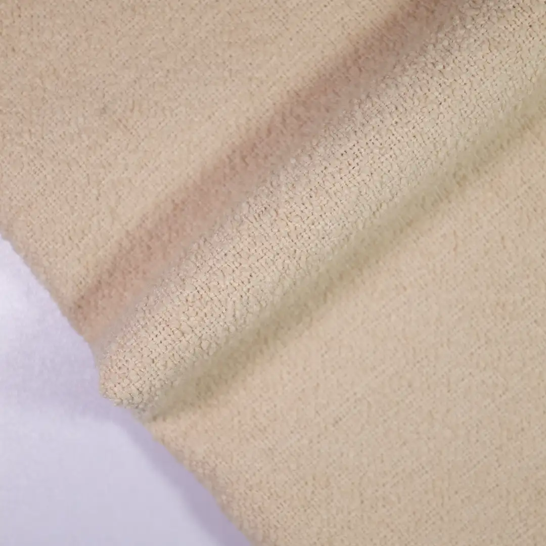 China Fabric for Overcoat,Uniform,Double-Breasted Coat Chanel-Style Fabric Woolen Polyester LIGHT COFFEE color buy from China wholesaler bulk order at wholesale price free worldwide shipping Alibaba