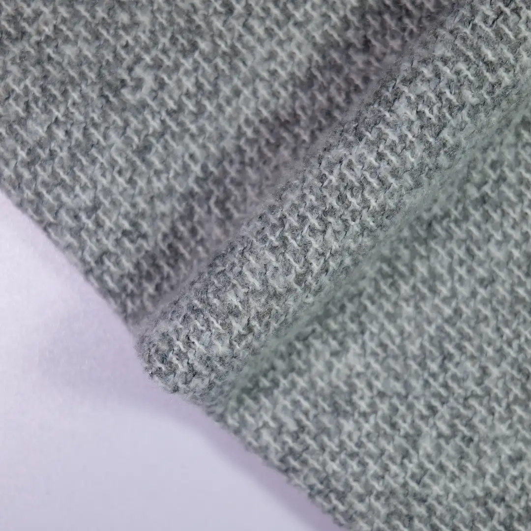 China Fabric for Jackets,Overcoat,Uniform Chanel-Style Fabric Woolen Polyester grey color buy from China wholesaler bulk order at wholesale price free worldwide shipping Alibaba