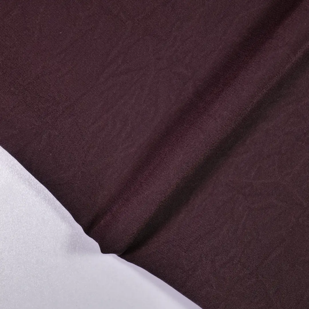 China Fabric for Pants,Blazer,Skirt,Skirt ,Wide Leg Capri Pants High Stretch Yarn Fabric Synthetic Woven Fabric Polyester Red coffee color buy from China wholesaler bulk order at wholesale price free worldwide shipping Alibaba