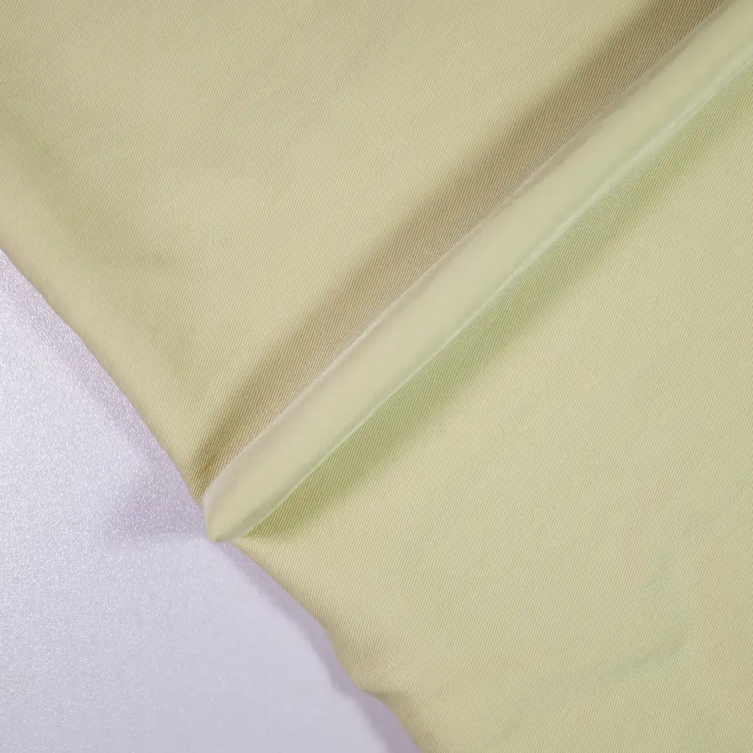 China Fabric for Pants,Blazer,Trench Coat,Skirt  Twill Woven Blended Fabric Nylon Rayon yellow color buy from China wholesaler bulk order at wholesale price free worldwide shipping Alibaba