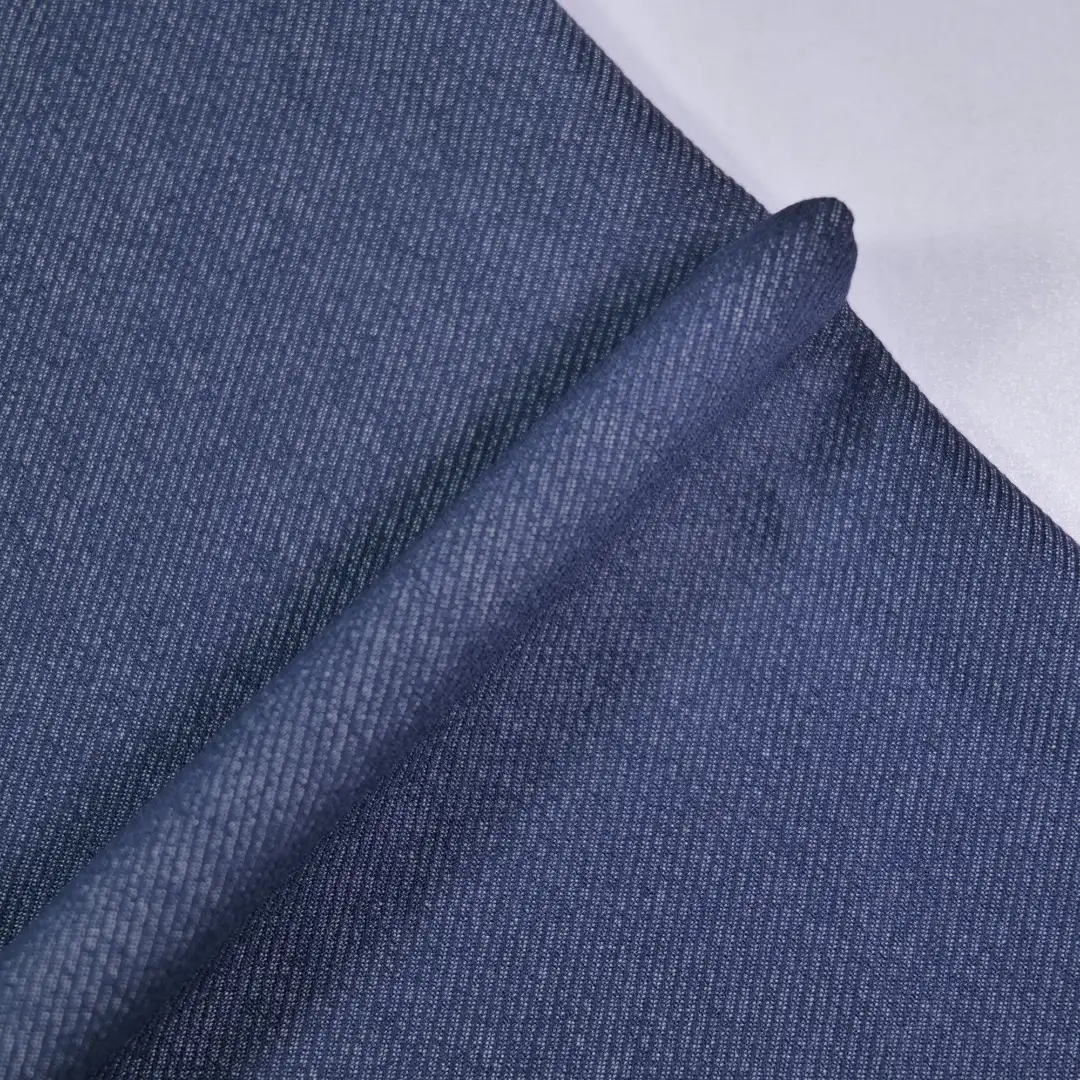 China Fabric for Shirt,Pants,Shorts,Pocket Sleeveless Wrap Dress Cotton/Polyester Denim Denim Polyester Rayon Elastane BLUE color buy from China wholesaler bulk order at wholesale price free worldwide shipping Alibaba