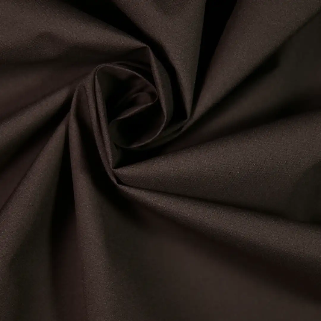 China Fabric for Down Jacket,Padded Jacket,Overcoat Polyester Pongee Synthetic Woven Fabric Polyester Brown color buy from China wholesaler bulk order at wholesale price free worldwide shipping Alibaba